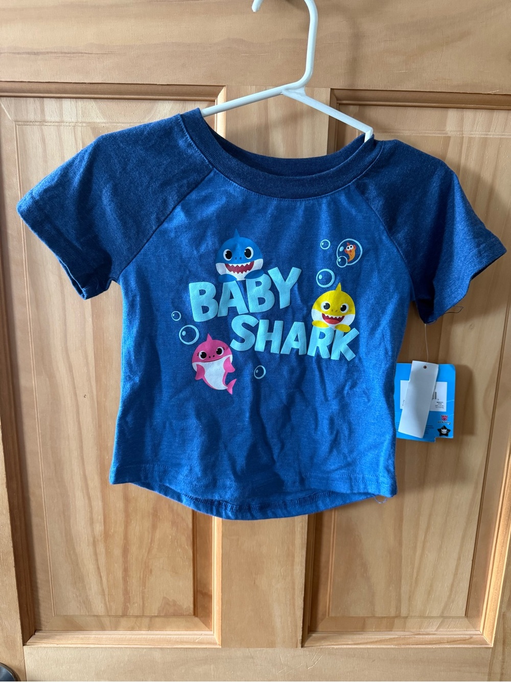 New With Tags, Kids Size 2T Baby Shark T-Shirt